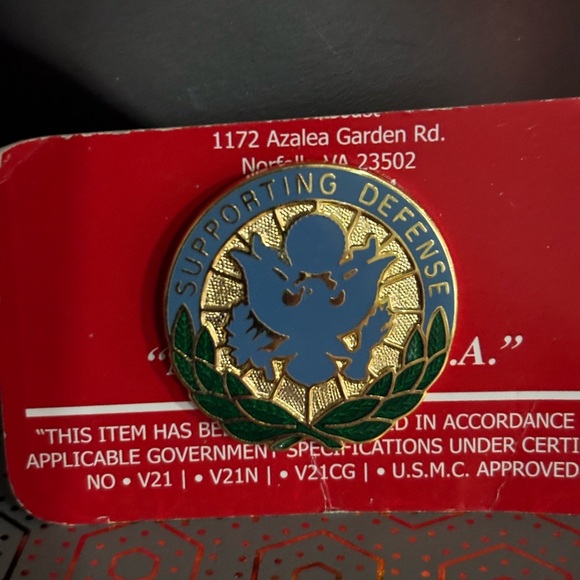 Army Personnel Intelligence DOD And Joint Activity Unit Crest vintage - Picture 2 of 3